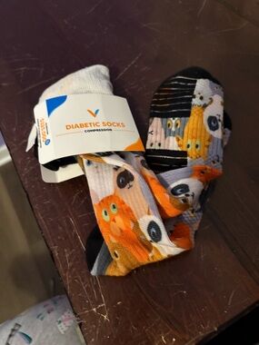 3 Pairs Diabetic Socks Compression Socks